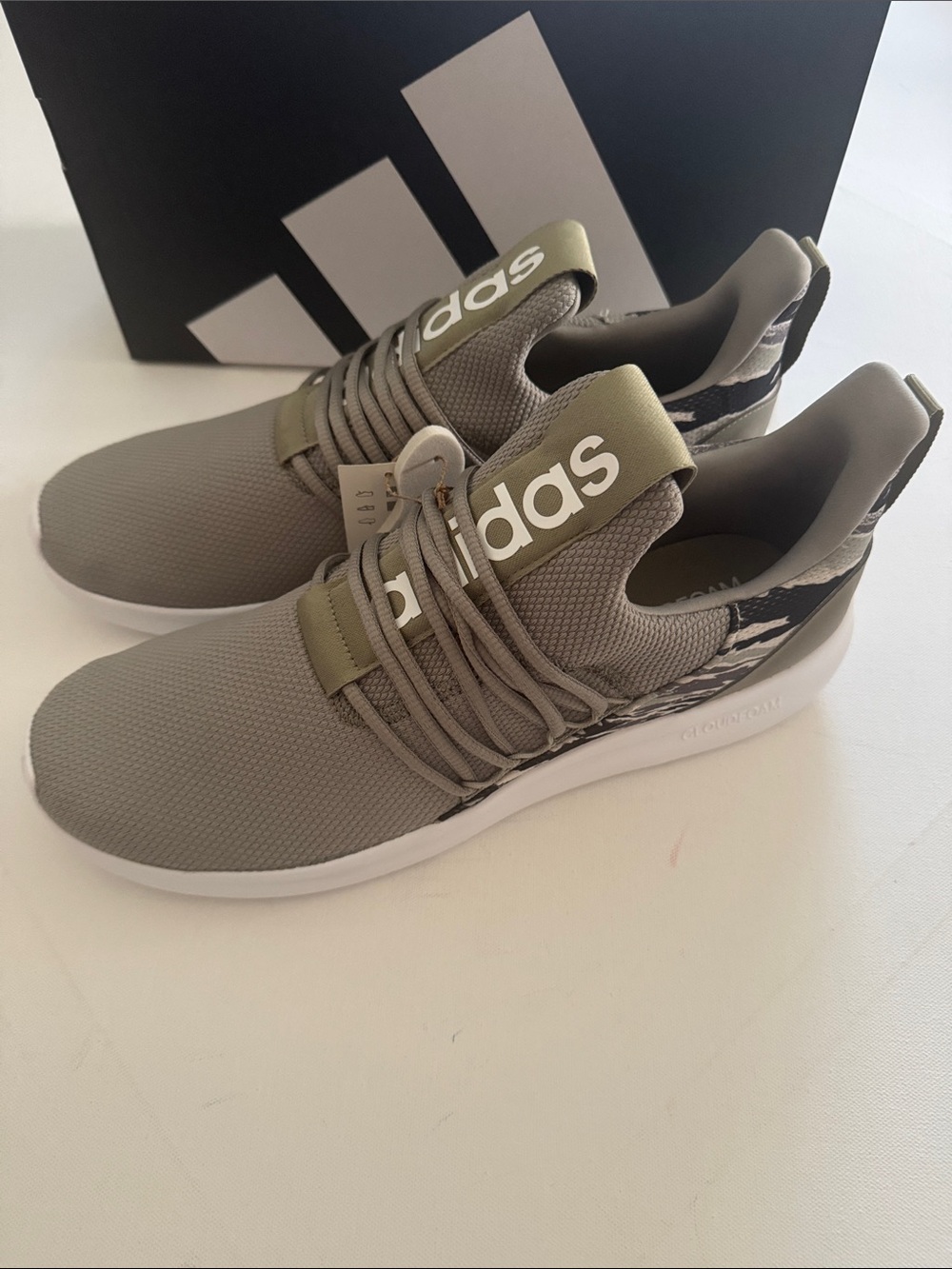 Adidas Slip On Shoes Mens 14 Camo Lite Racer Adapt